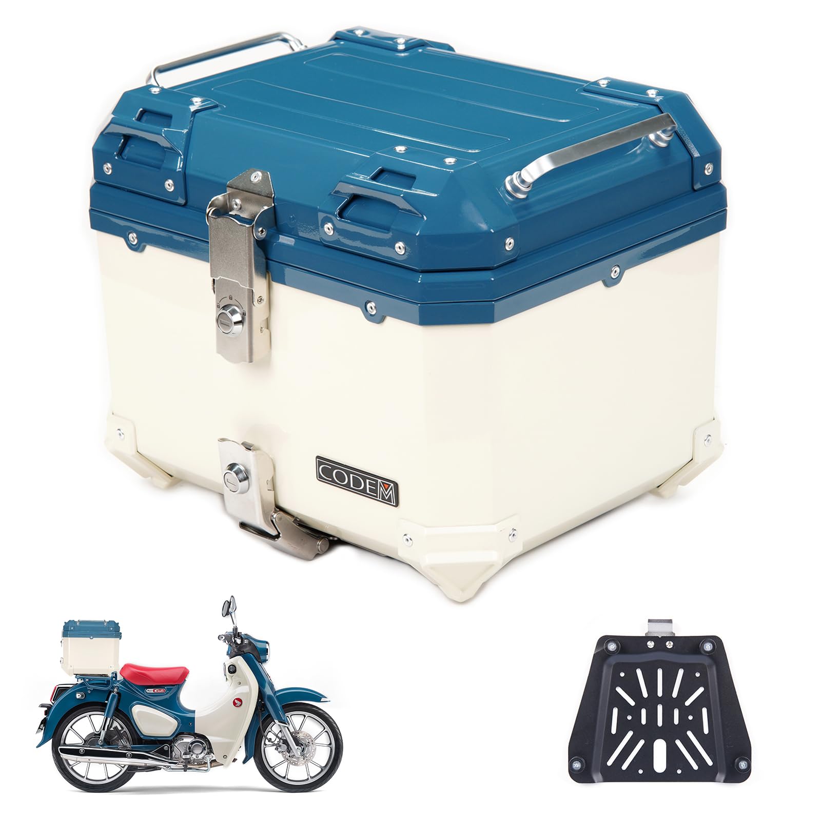 スーパーカブリアボックス純正、 スーパーカブC125純正同色塗装リア